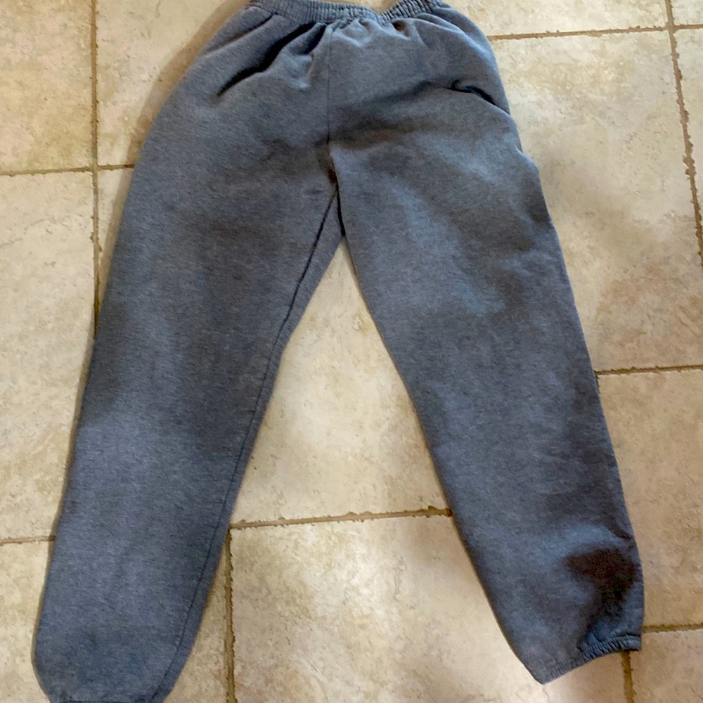 Grey sweat pants fruit of loom